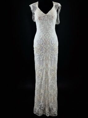 Attitudes‎ by Debra hand beaded dress